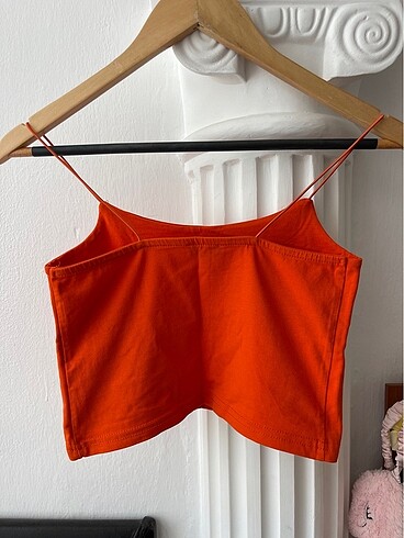 River Island Turuncu Askılı Crop