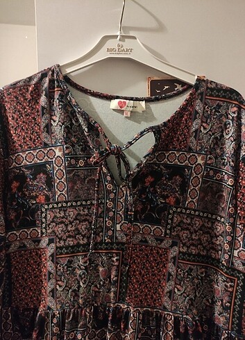 xl Beden Vintage elbise