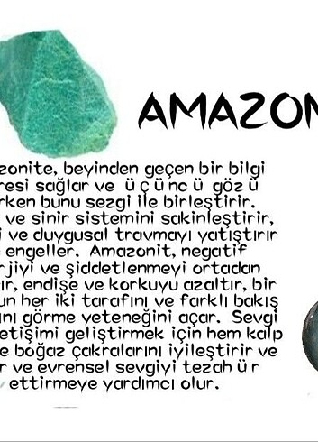 Beden Amazonit doğal taş bileklik