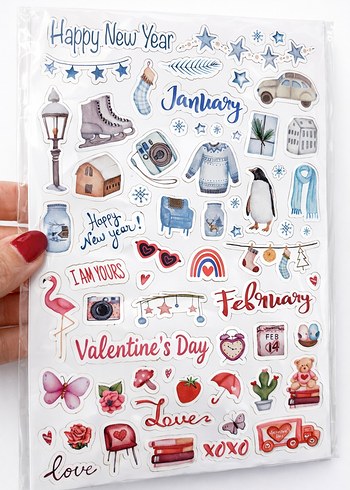 12 Ay Sticker Seti - Görsel 8