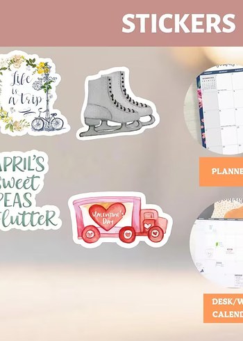 12 Ay Sticker Seti - Görsel 5