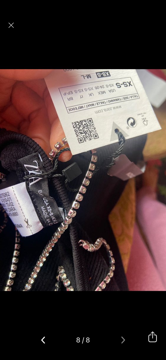 Zincir Detaylı Siyah Kadın elbise - Görsel 5