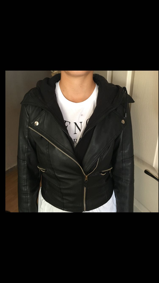 xs Beden siyah Renk deri japon style ceket