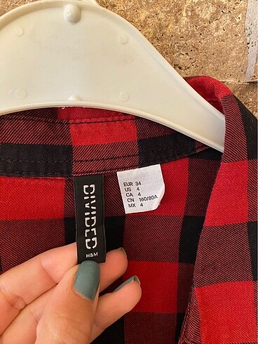 xs Beden H&M EKOSE GÖMLEK