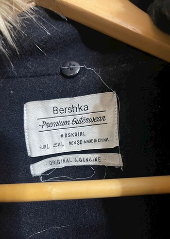 Gri Midi Kadın Kaban, Kürklü Yaka - Görsel 3