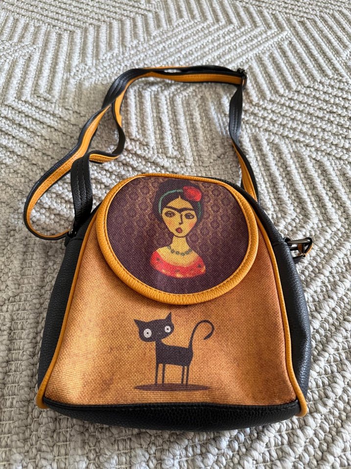 Bohem Tarz Kahverengi Deri Sırt Çantası - Görsel 3