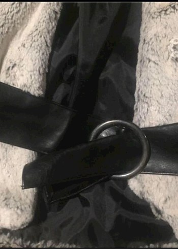 Gri Kürk Detaylı Kadın Ceket - Görsel 2