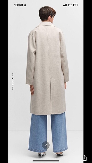 Mango Mango oversize yün palto