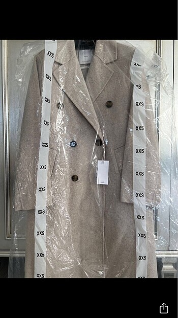 32 Beden Mango oversize yün palto