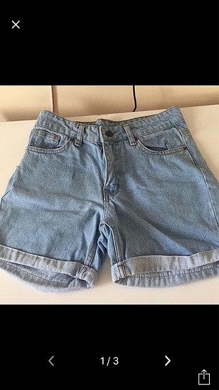jean mom fit şort