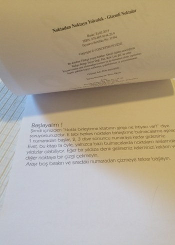 Noktadan Noktaya Yolculuk - Çizim Kitabı