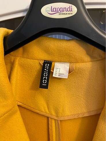 s Beden sarı Renk H&M kaban
