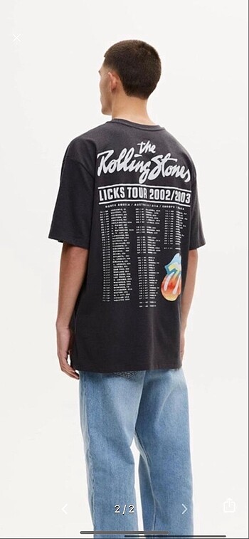 Pull and Bear pull&bear rolling stones tshirt
