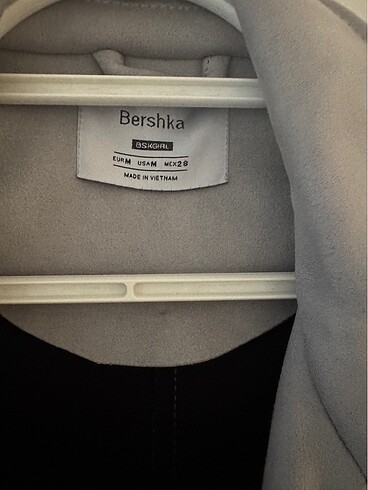 m Beden Bershka süet biker ceket