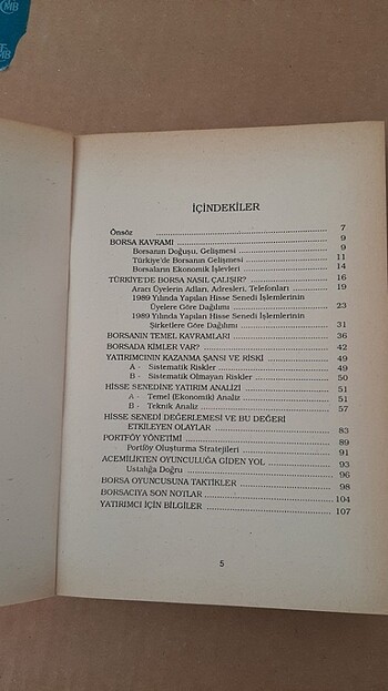 Beden Borsanın ABC'si
