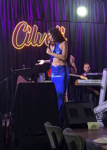 Mavi Drapeli Straplez Uzun Kadın Elbise - Görsel 4