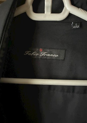 Siyah Erkek Keten Gömlek, Uzun Kollu, Düz - Görsel 2