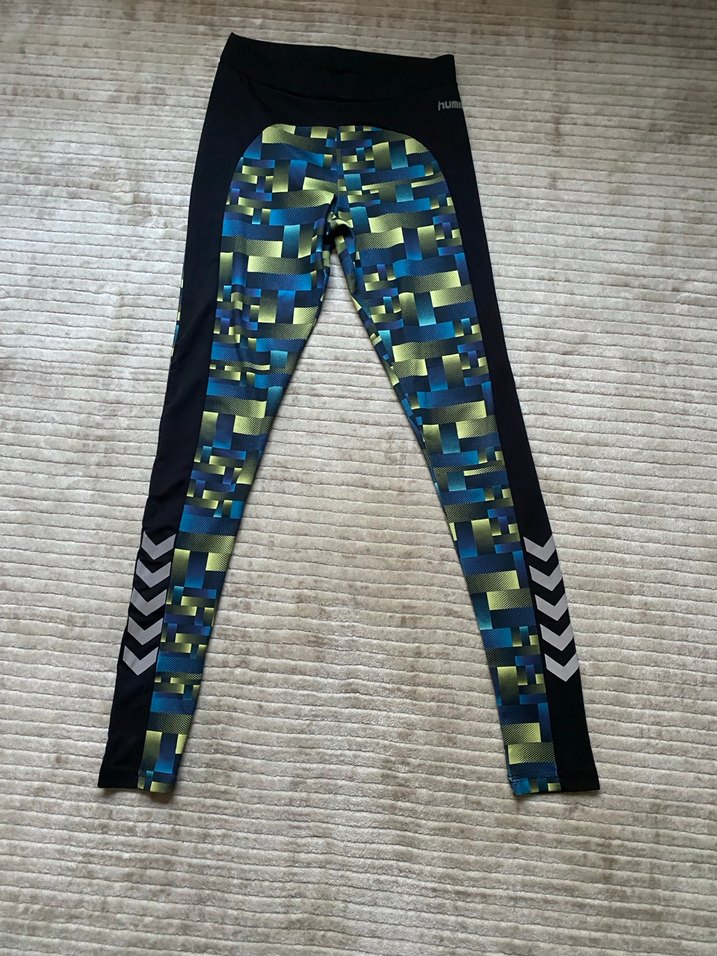 Kadın  Hummel Çok Renkli Baskılı Spor Tayt - Görsel 2