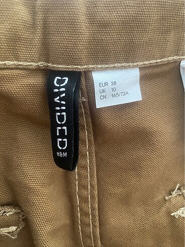 38 Beden camel Renk Hm kot