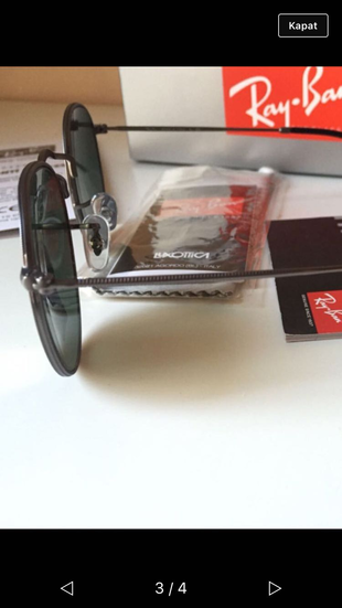 universal Beden siyah Renk RAYBAN ROUND METAL RB3447 güneş gözlüğü