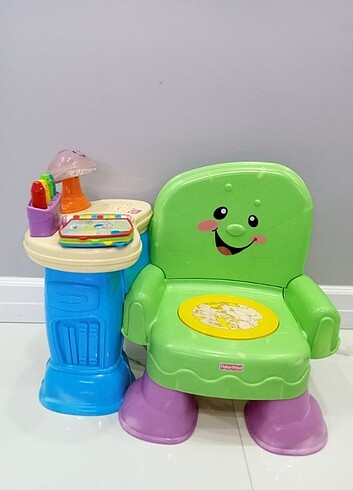 Fisher Price Eğitici Yeşil Sandalye