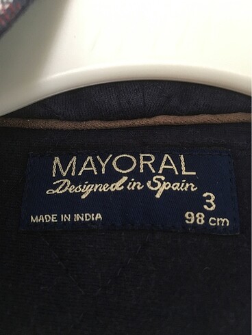 24-36 Ay Beden lacivert Renk mayoral erkek ceket