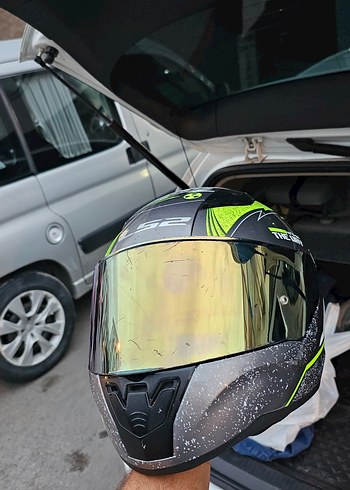 XL AYNA VİZÖR LS2 KASK MOTOSİKLET - Görsel 2