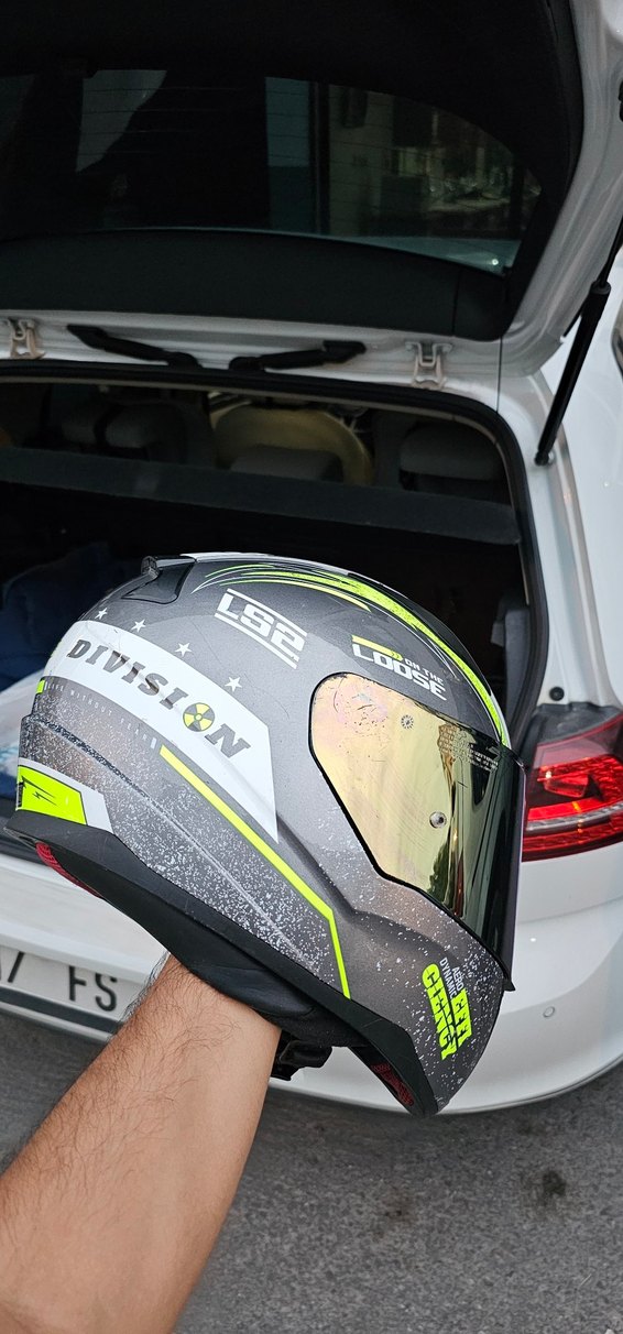 XL AYNA VİZÖR LS2 KASK MOTOSİKLET - Görsel 3