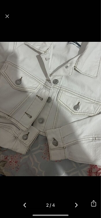 Bershka Bershka denim crop ceket
