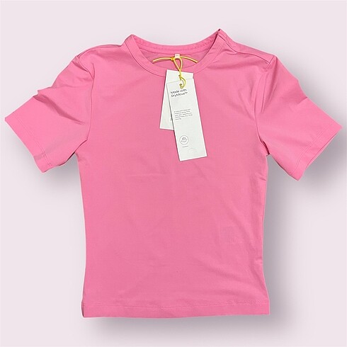 h&m pembe tshirt