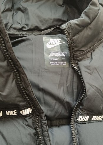 Erkek Çocuk Siyah Şişme Mont nike - Görsel 5