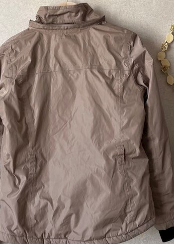 Bej Kısa Kadın Kış Ceketi - Görsel 3