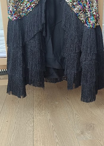 Püsküllü Bohem Uzun Kadın Ceket İpekyol - Görsel 2