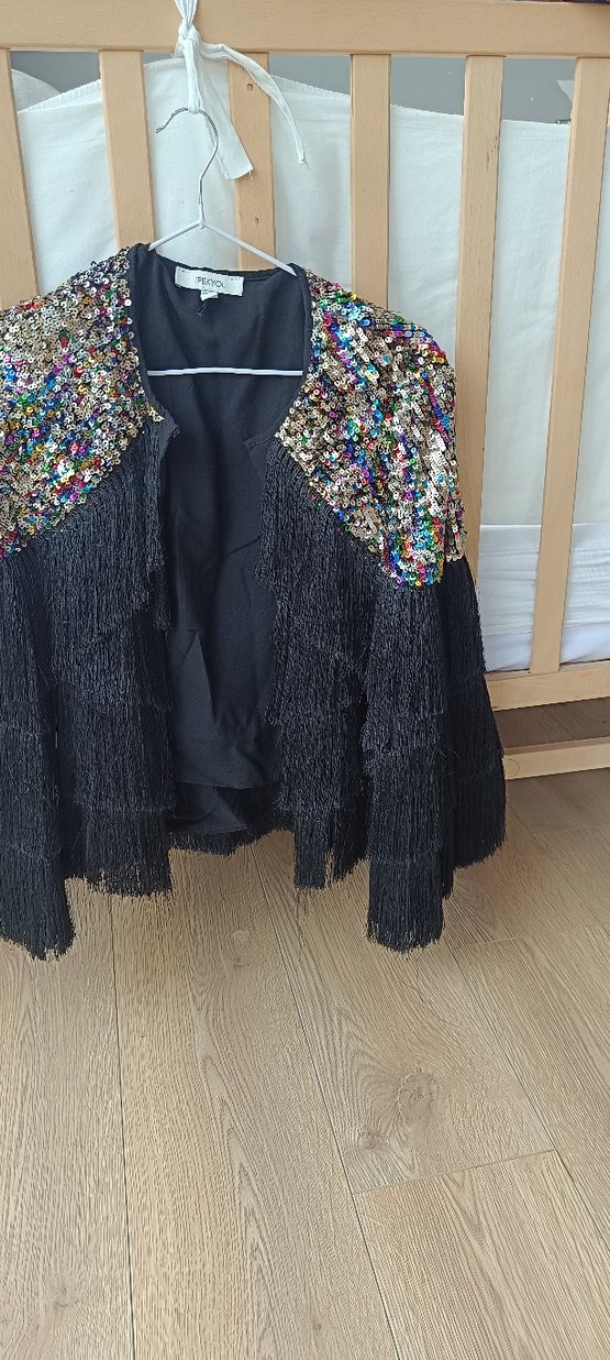 Püsküllü Bohem Uzun Kadın Ceket İpekyol - Görsel 3