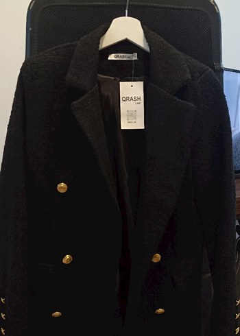 Düğmeli fume Midi Kadın Blazer Ceket sifir - Görsel 5