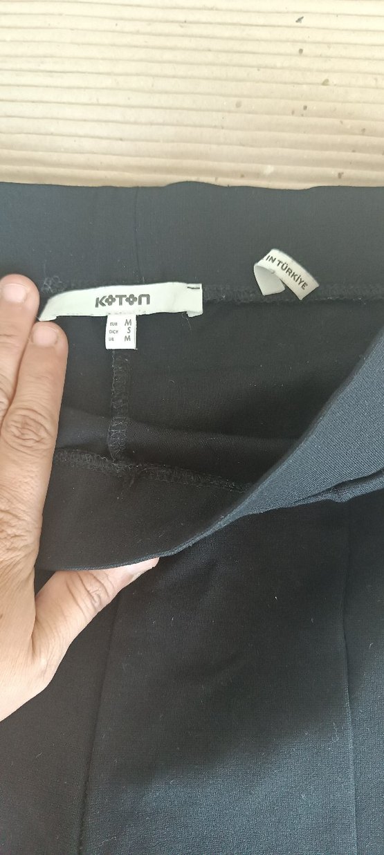 koton Kadın Siyah tayt  Pantolon - Görsel 4