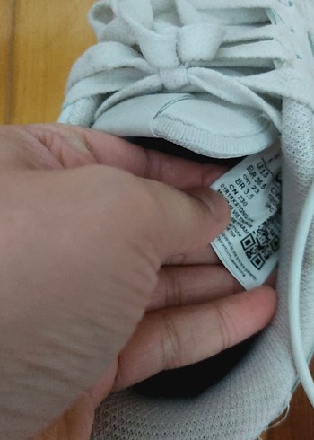 36,5 Beden beyaz Renk Beyaz Bağcıklı Kadın Spor Ayakkabı