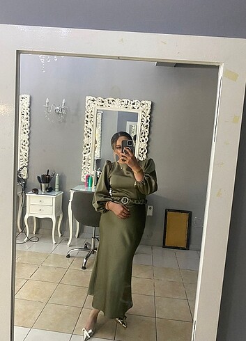 Zara Saten elbise