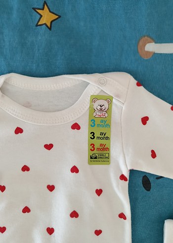 Beyaz Pamuklu Bebek Body ve Atlet Seti - Görsel 2