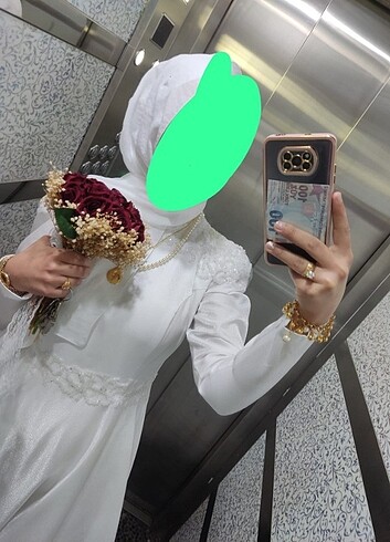 Tesettür Nikah Elbise 38-40 Beden