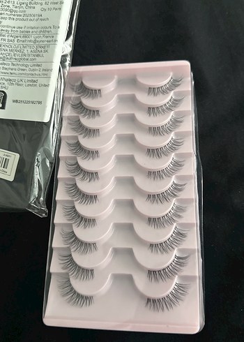 Beyaz Takma Kirpik Seti - Görsel 2