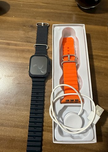 Çok Renkli Kordonlu Koyu Akıllı Saat - Görsel 9