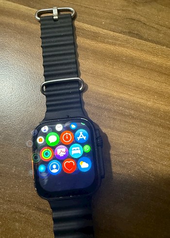 Çok Renkli Kordonlu Koyu Akıllı Saat - Görsel 5