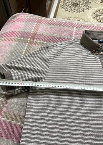 Gri Düğmeli Erkek Polo Tişört - Görsel 2