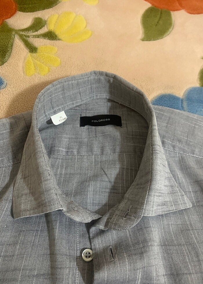 Xl keten  kısa kollu gömlek - Görsel 2