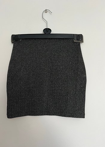 s Beden gri Renk LCW Kadın Mini Etek