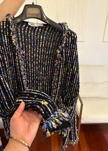 l Beden Zara tüvit kumaş hırka