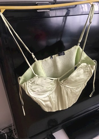 Yeşil Pilili Strappy Büstiyer - Görsel 2
