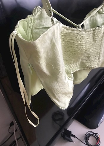 Yeşil Pilili Strappy Büstiyer - Görsel 6