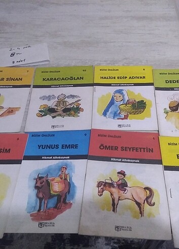 Bizim ünlüler kitap serisi nostaljik 